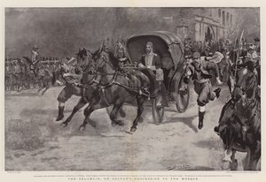 Selamlik, eller sultanens procession til moskeen